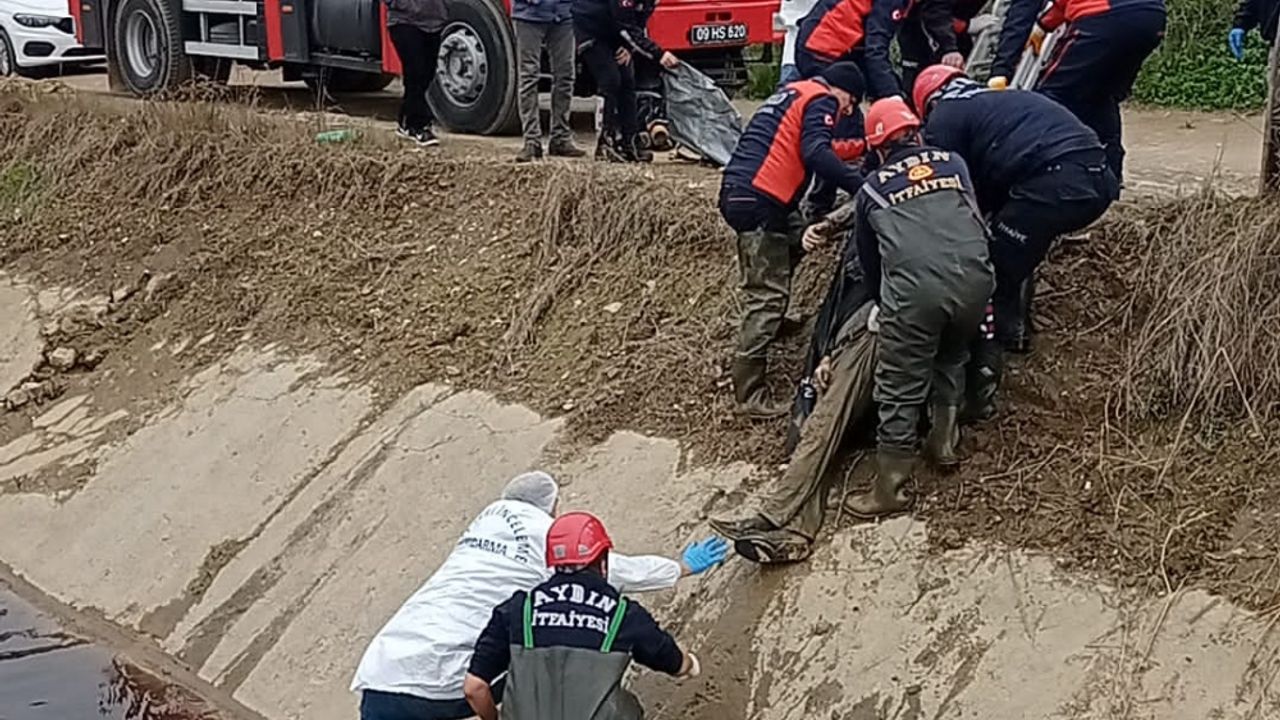 Aydın'da sulama kanalında erkek cesedi bulundu