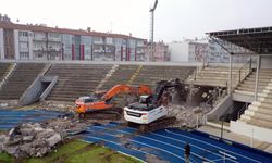Aydın'daki Adnan Menderes Stadyumu yıkılıyor