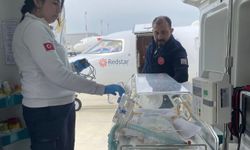 Muğla'da ambulans uçak 2 günlük bebek için havalandı