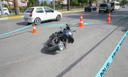 Denizli'de devrilen motosikletin sürücüsü yaşamını yitirdi