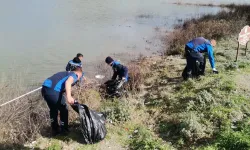 Ula Göleti'nde kapsamlı temizlik