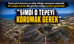 VATANDAŞTAN YETKİLİLERE ÇAĞRI:“ŞİMDİ O TEPEYİ KORUMAK GEREK”