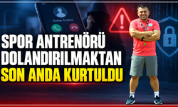 Spor antrenörü dolandırılmaktan son anda kurtuldu