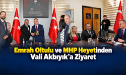 Emrah Oltulu ve MHP Heyetinden Vali Akbıyık’a Ziyaret