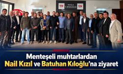 Menteşeli muhtarlardan Yeni Parti'ye ziyaret