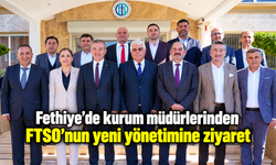 Kurum müdürlerinden FTSO’nun yeni yönetimine ziyaret
