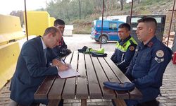 Köyceğiz Kaymakamı Maslak’tan yol kontrol uygulamasına denetim