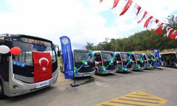 60 yeni otobüsü hizmete alındı