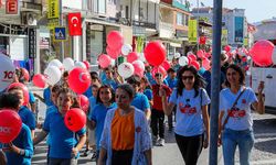 Dalaman'da Cumhuriyet Bayramı yürüyüşü yapıldı