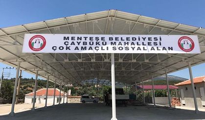 42 adet çok amaçlı sosyal alan Menteşelilerin hizmetinde