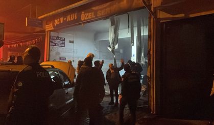 Aydın'da tamirhanede çıkan yangın söndürüldü