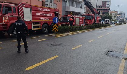 Nazilli'de evde çıkan söndürüldü
