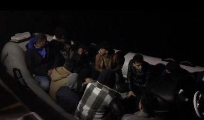 Bodrum açıklarında 32 düzensiz göçmen yakalandı