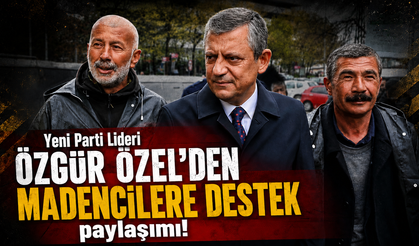 Özgür Özel’den Madencilere Destek: “Emekçiyi Yalnız Sanmayın”