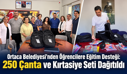 250 Çanta ve Kırtasiye Seti Dağıtıldı