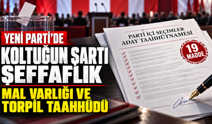Adayların Önüne 19 Maddelik Taahhütname Koydu