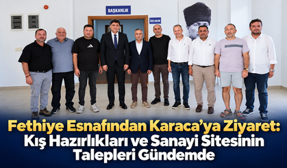 Fethiye Esnafından Karaca’ya Ziyaret