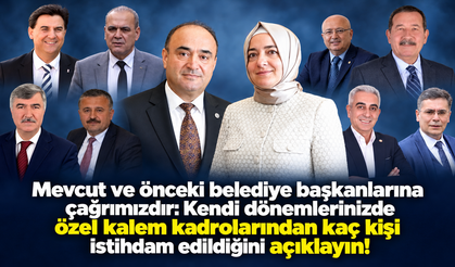 MUĞLA’NIN TÜM BELEDİYELERİNE ÇAĞRIMIZDIR
