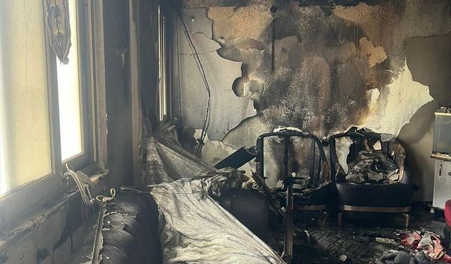 Nazilli'de evde çıkan yangın söndürüldü