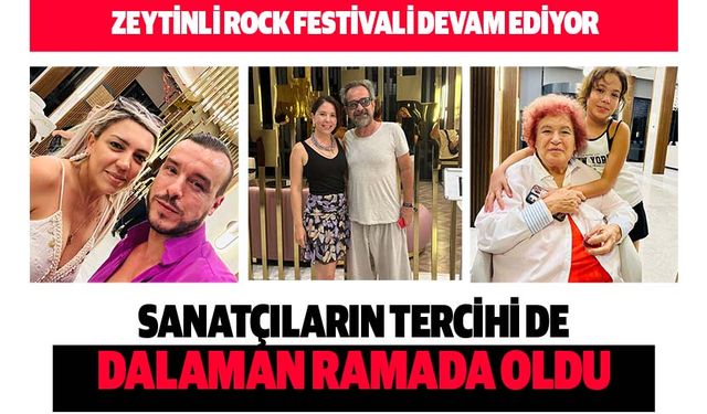 Sanatçıların tercihi de Dalaman Ramada oldu