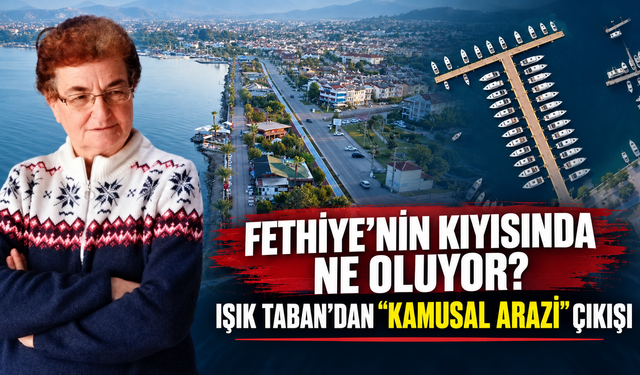 IŞIK TABAN'DAN KAMUSAL ARAZİ ÇIKIŞI!