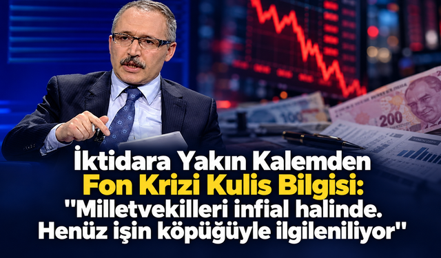 "HENÜZ İŞİN KÖPÜĞÜYLE İLGİLENİLİYOR"