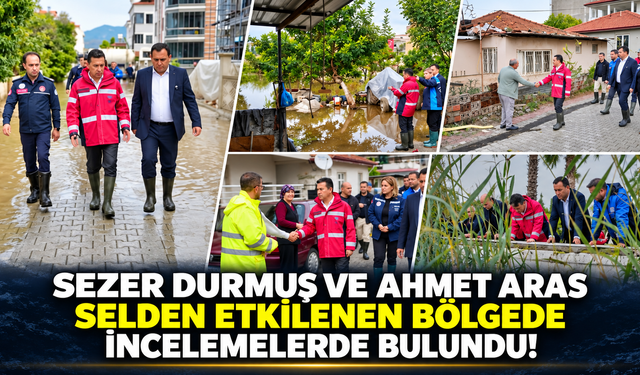 Ahmet Aras selden etkilenen vatandaşları ziyaret etti