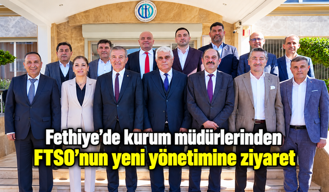 Kurum müdürlerinden FTSO’nun yeni yönetimine ziyaret