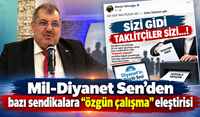 "Sendikacılık özgün fikir ve çözüm üretmektir"