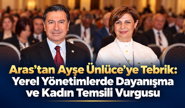 Aras’tan Ayşe Ünlüce’ye Tebrik Paylaşımı