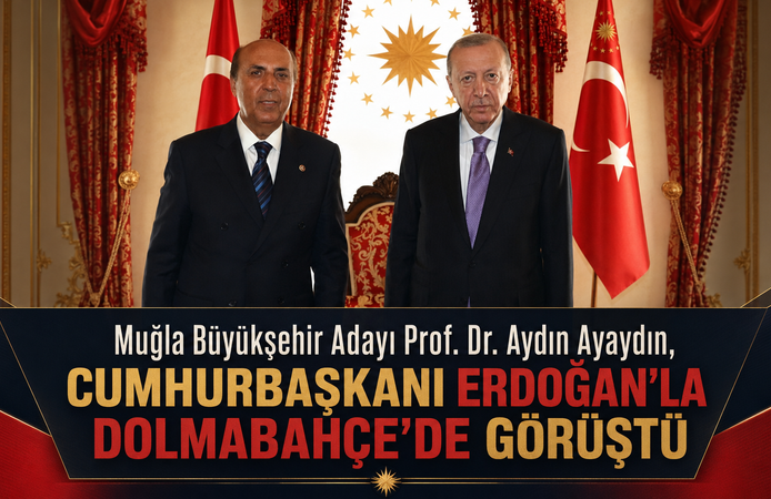 Aydın Ayaydın, Cumhurbaşkanı Erdoğan’la Dolmabahçe’de Görüştü