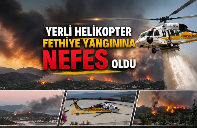 YERLİ HELİKOPTER NEFES İLK KEZ SAHAYA ÇIKTI