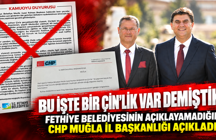 CHP Muğla İl Yönetimi Ruhtan Başkaya'yı İhraç Etti