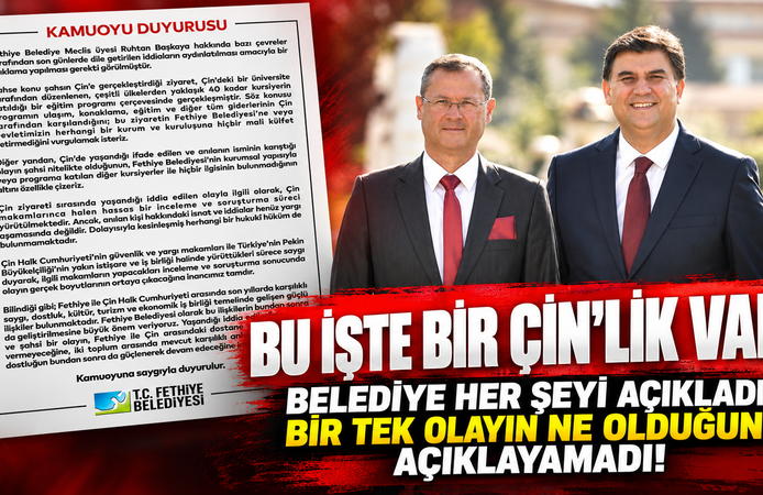 Fethiye Belediyesi Olayın İç Yüzünü Neden Açıklayamadı?