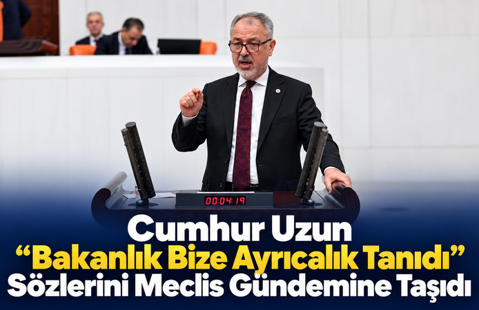 "Bakanlık bize ayrıcalık tanıdı" sözleri meclis gündeminde
