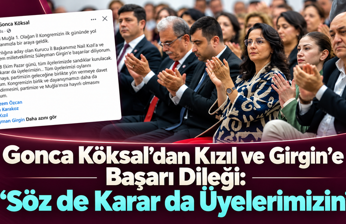Gonca Köksal’dan Kızıl ve Girgin’e Başarı Dileği
