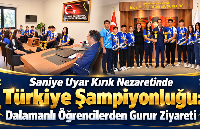 Dalamanlı Öğrencilerden Gurur Ziyareti