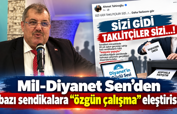 "Sendikacılık özgün fikir ve çözüm üretmektir"
