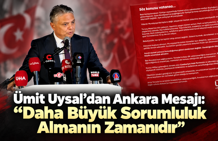 “Daha Büyük Sorumluluk Almanın Zamanıdır”