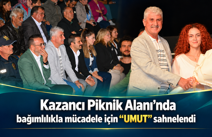 Bağımlılıkla mücadele için “UMUT” sahnelendi