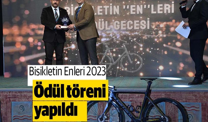 Marmaris'te "Bisikletin Enleri 2023" ödül töreni yapıldı