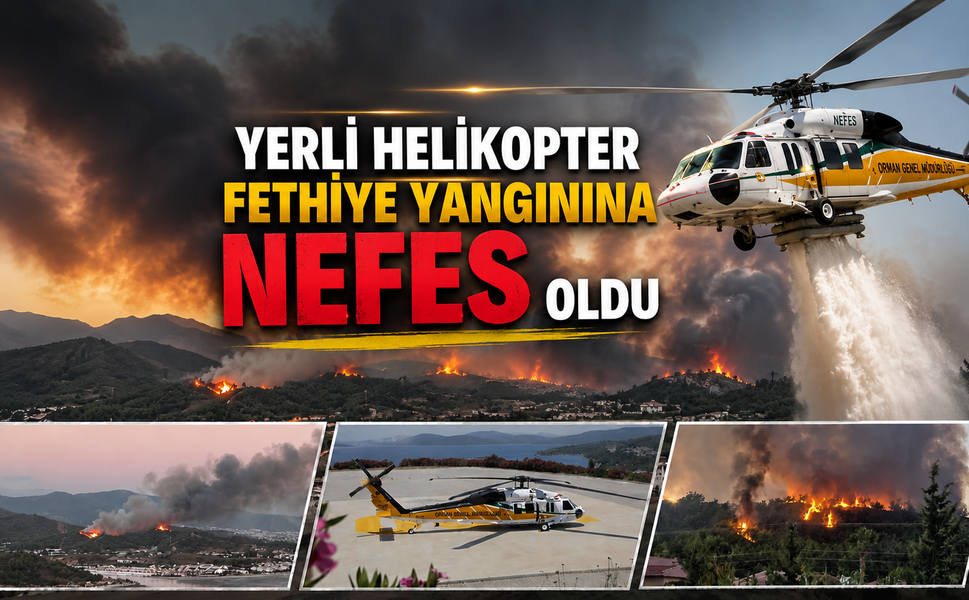 YERLİ HELİKOPTER NEFES İLK KEZ SAHAYA ÇIKTI