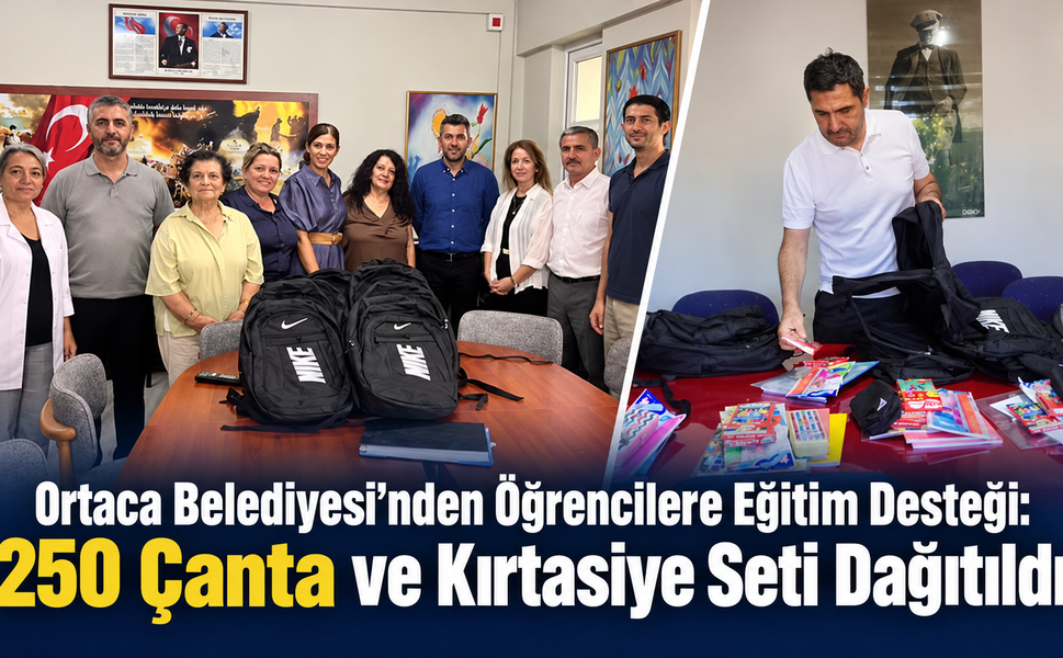 250 Çanta ve Kırtasiye Seti Dağıtıldı