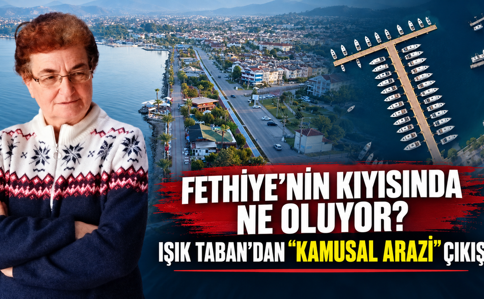 IŞIK TABAN'DAN KAMUSAL ARAZİ ÇIKIŞI!