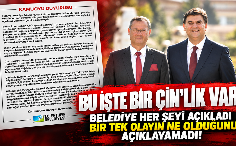Fethiye Belediyesi Olayın İç Yüzünü Neden Açıklayamadı?