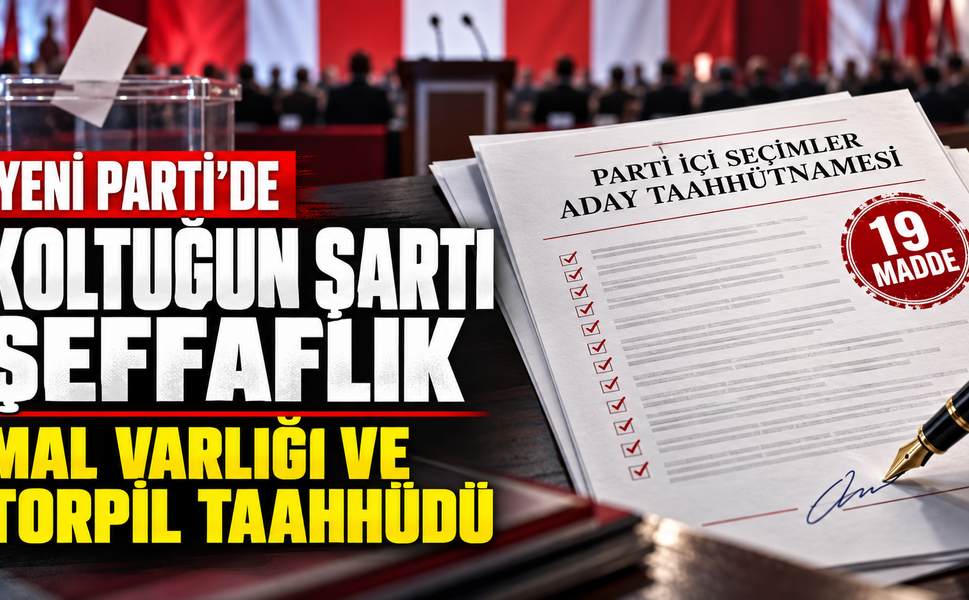 Adayların Önüne 19 Maddelik Taahhütname Koydu