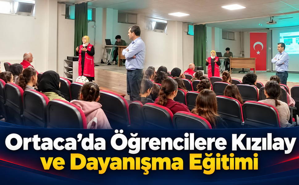 Ortaca’da Öğrencilere Kızılay ve Dayanışma Eğitimi