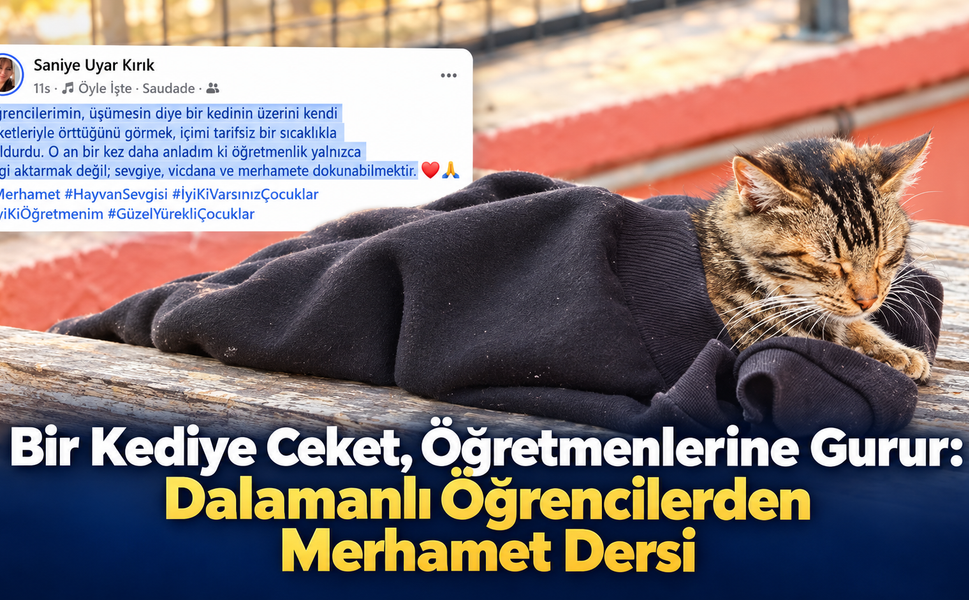 Dalamanlı Öğrencilerden Merhamet Dersi