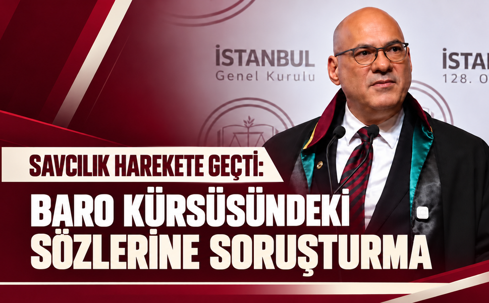 Baro kürsüsündeki sözlerine soruşturma