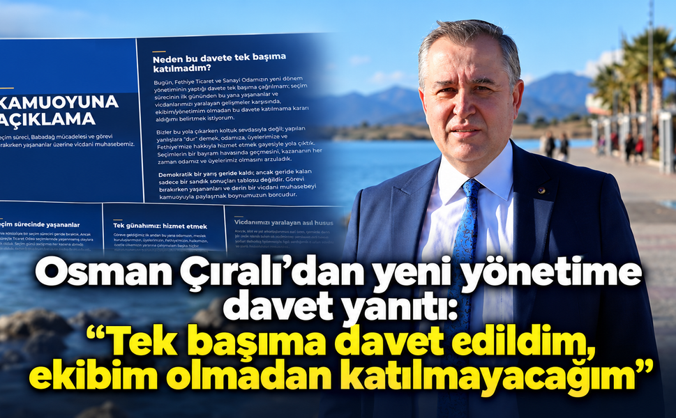 Osman Çıralı’dan yeni yönetime davet yanıtı: “Katılmayacağım”